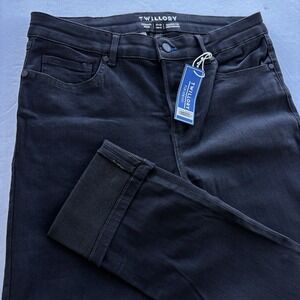 Twillory Technical Denim Jeans 33x30 Trim Fit Black 4-Way Stretch Cooling NWT